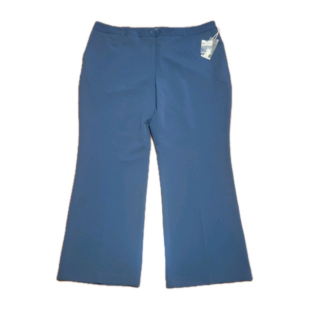 Worthington Slacks Navy Modern Fit Stretch Size 22  46 X 31 New $54